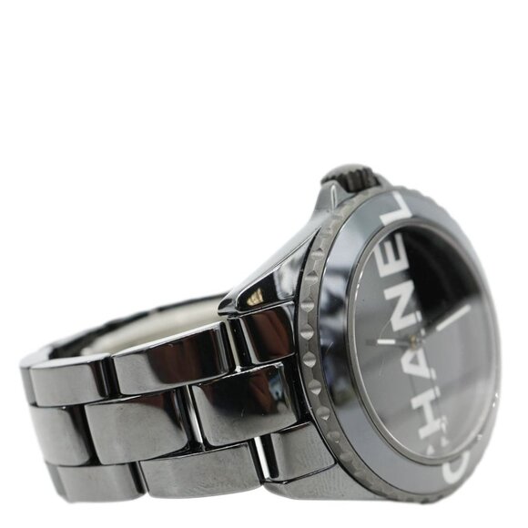 Chanel  J12 Wanted de Ceramic Stainless Steel Automatic Watch Black 38mm - Picture 5 of 13